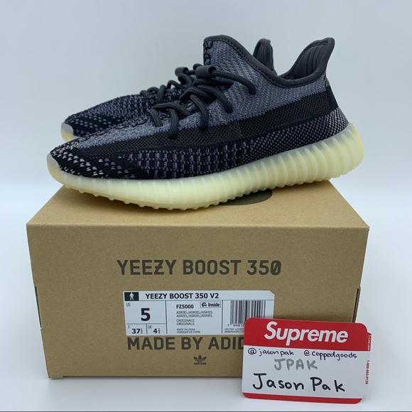 adidas gazelle silver green womens Adidas Yeezy Boost 350 V2 Men's Shoes Asriel-Carbon – Sports Plaza NY main image 1
